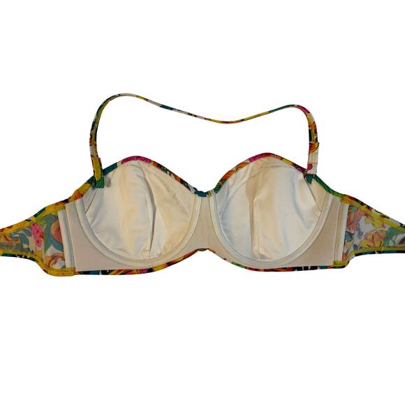 Victoria's Victoria Secret Halter Top Bikini 36D Floral Design - EUC - Picture 8 of 11